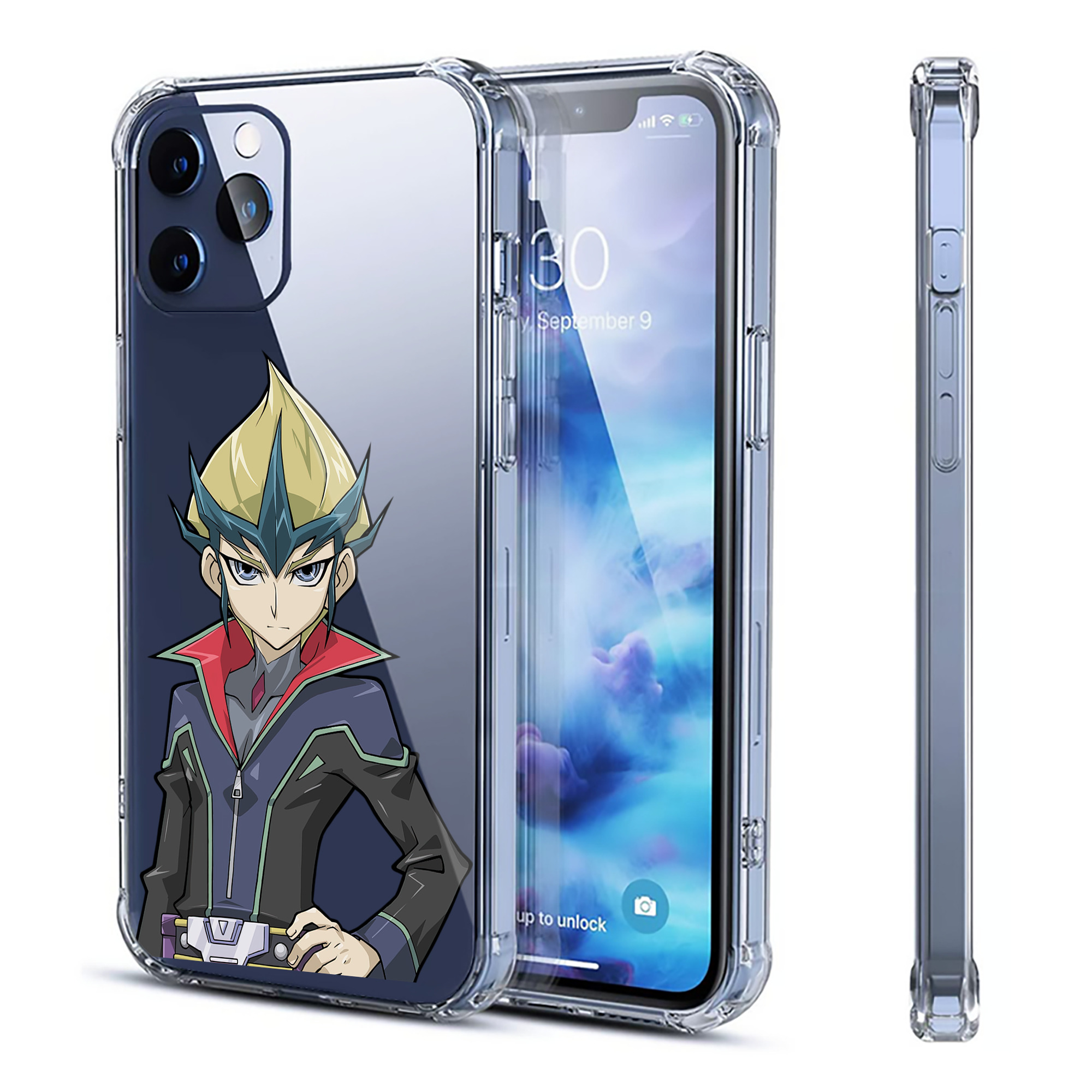 （画像用） 遊☆戯☆王 Yu-Gi-Oh! 【iPhone 12シリーズ対応】透明スマホケース（クリアソフトケース）